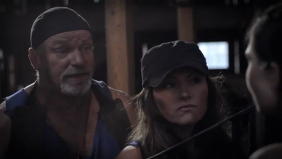 Sandra daCOSTA The Swashbuckling Adventures of Pete Winning & The Pirates Screen Shot Pictured With Shawn Devlin