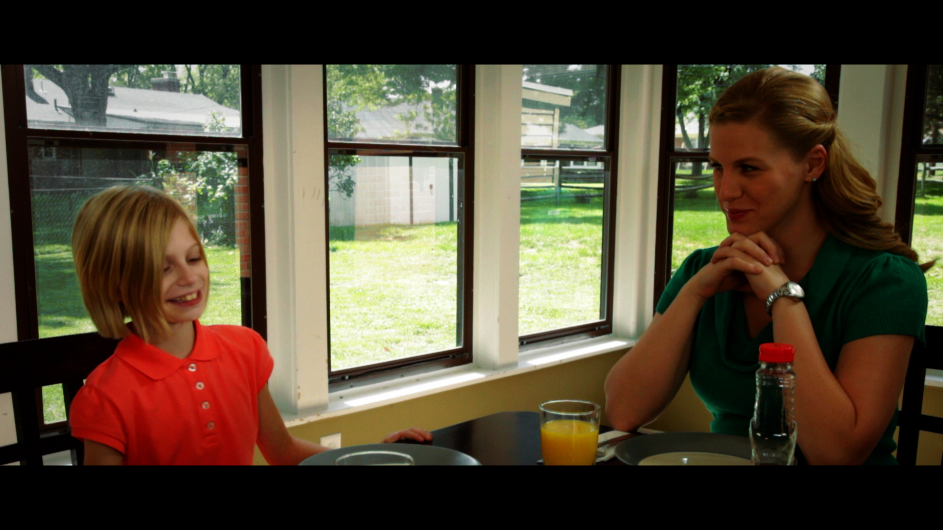 Production Still from THE WATCHERS: REVELATION. Carissa Dallis and Katlin Lory