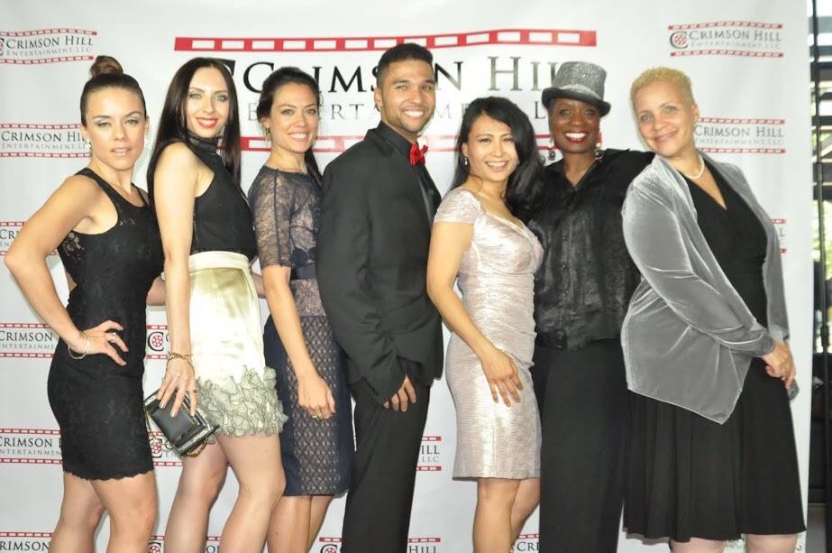 The cast of Redemption 101 during red carpet premiere