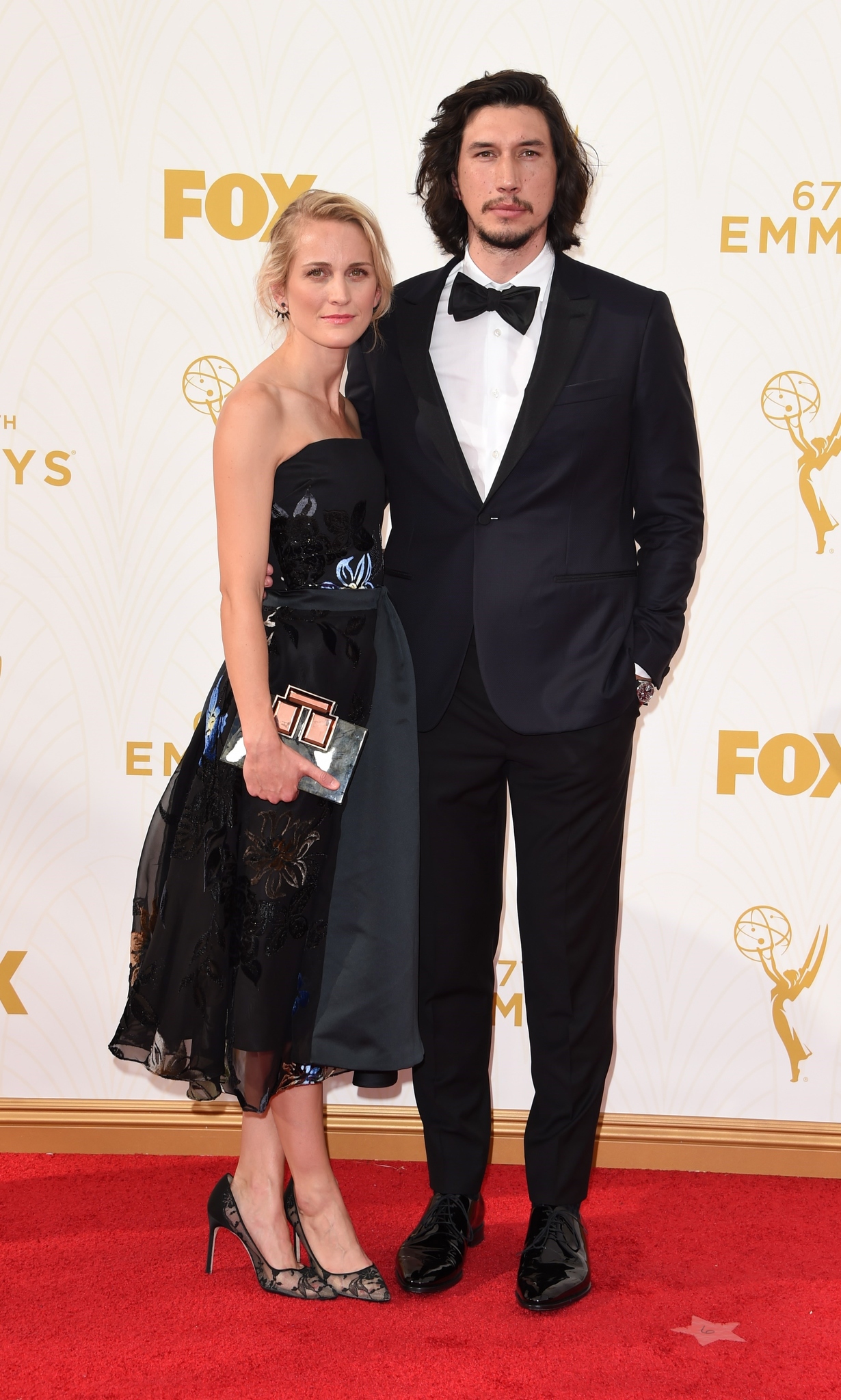Adam Driver and Joanne Tucker at event of The 67th Primetime Emmy Awards (2015)