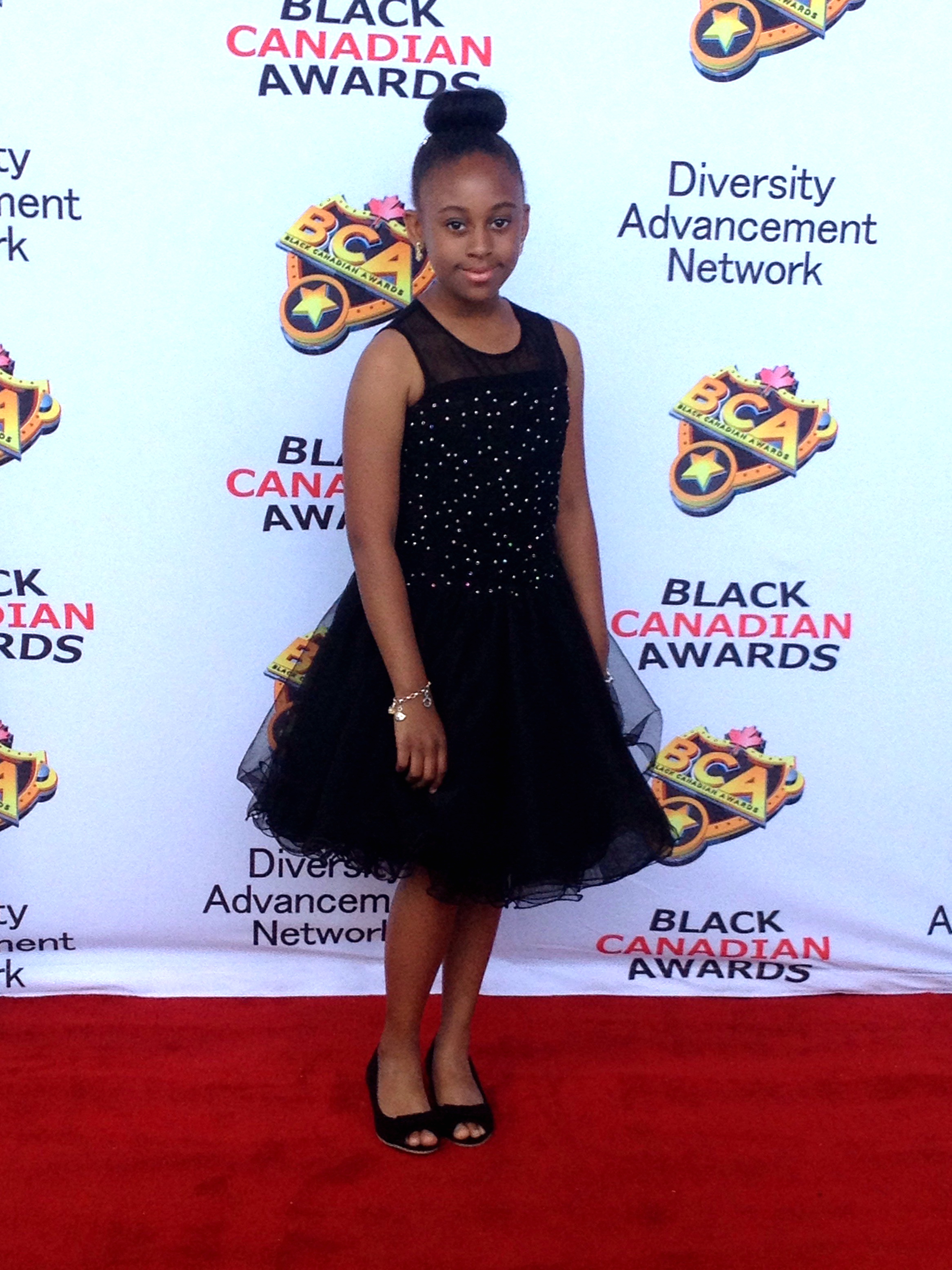 Allison at the 2015 Black Canadian Awards in Toronto, Canada