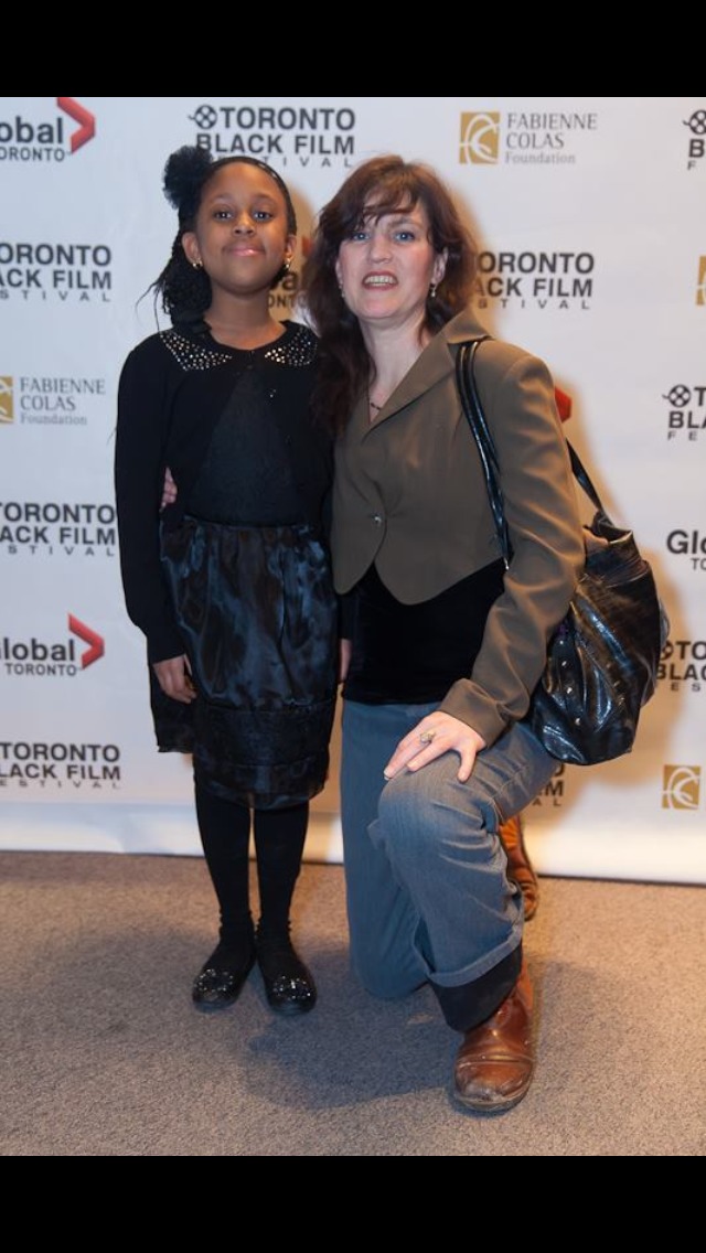 Allison with producer Tara Boire at screening of Clean Teeth Wednesdays