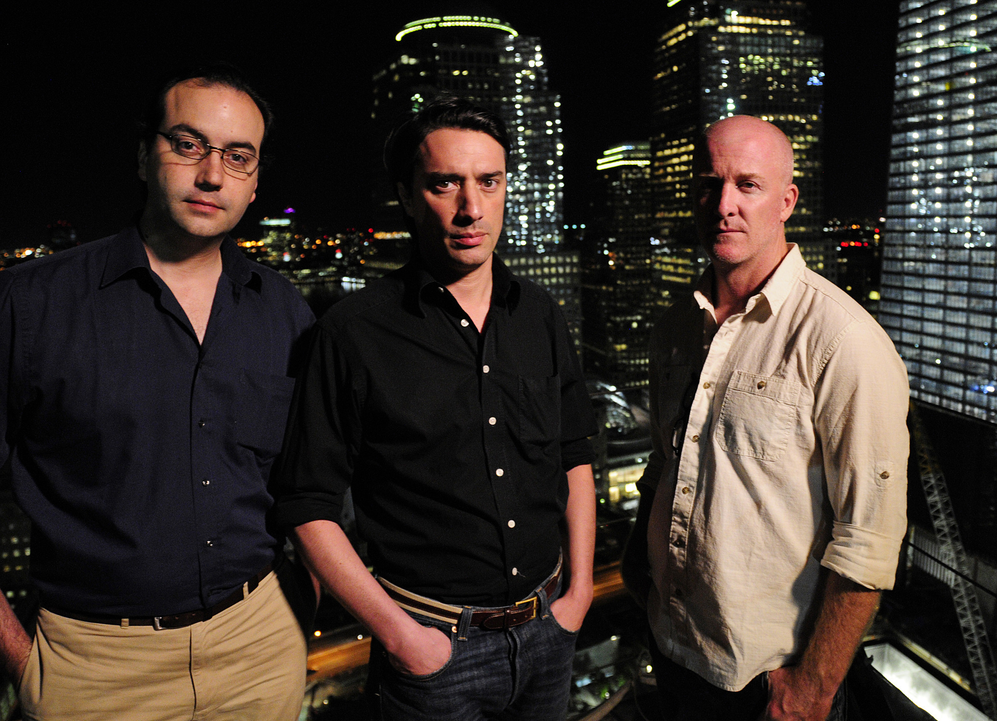 Still of James Hanlon, Gédéon Naudet and Jules Naudet in 9/11: 10 Years Later (2011)