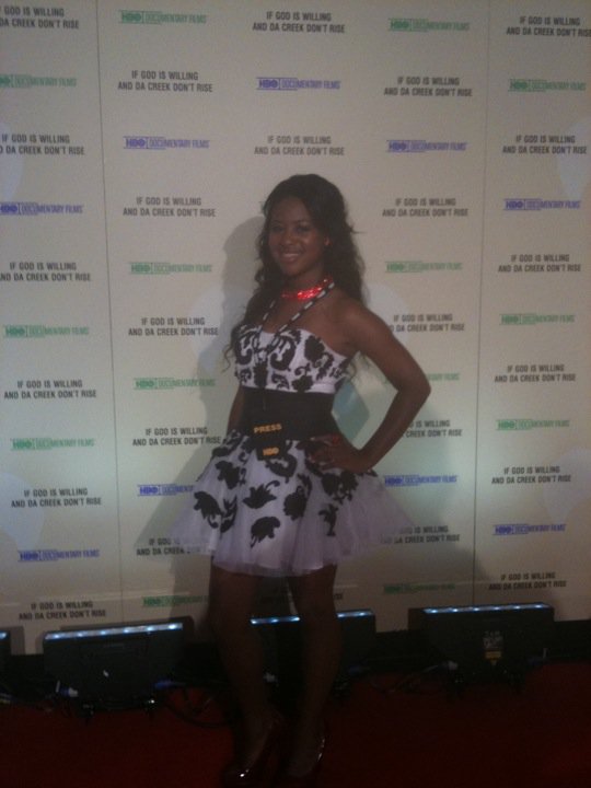 Nicole Lovince at the premiere of Spike Lee's If God is Willing and the Creek Don't Rise