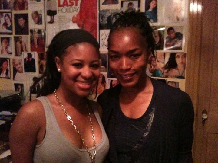 Nicole Lovince and Angela Bassett at Jaqueline Fleming's Acting Studio