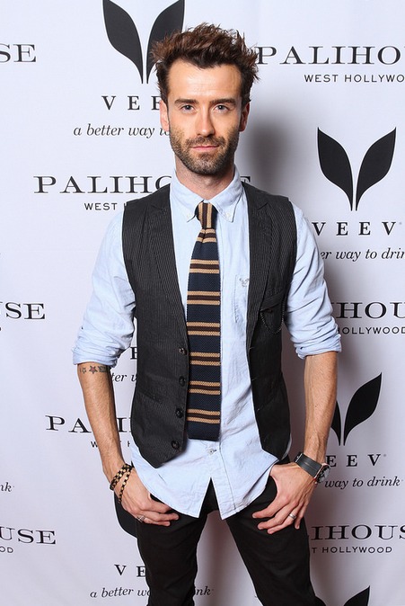 David Scharschmidt on the red carpet for Palihouse's Oscar party in West Hollywood.