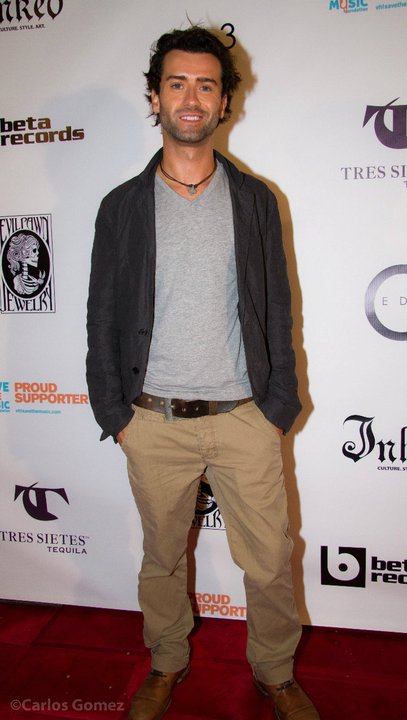 David Scharschmidt on the red carpet for a VH1 event in Hollywood.