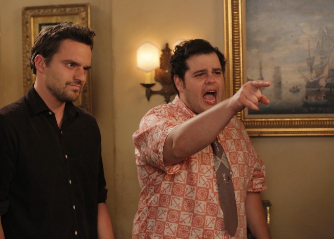 Still of Josh Gad and Jake Johnson in New Girl (2011)