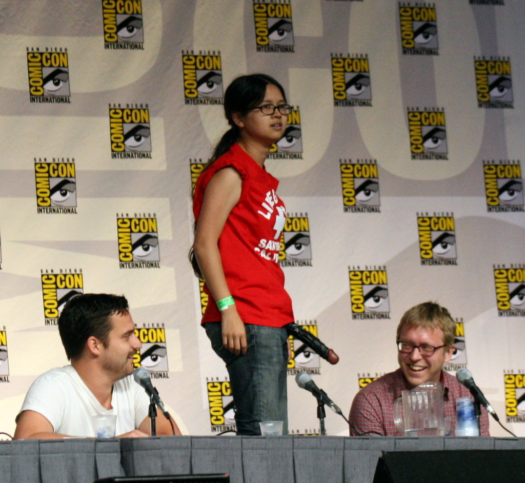 Nicholas Jasenovec, Jake Johnson and Charlyne Yi