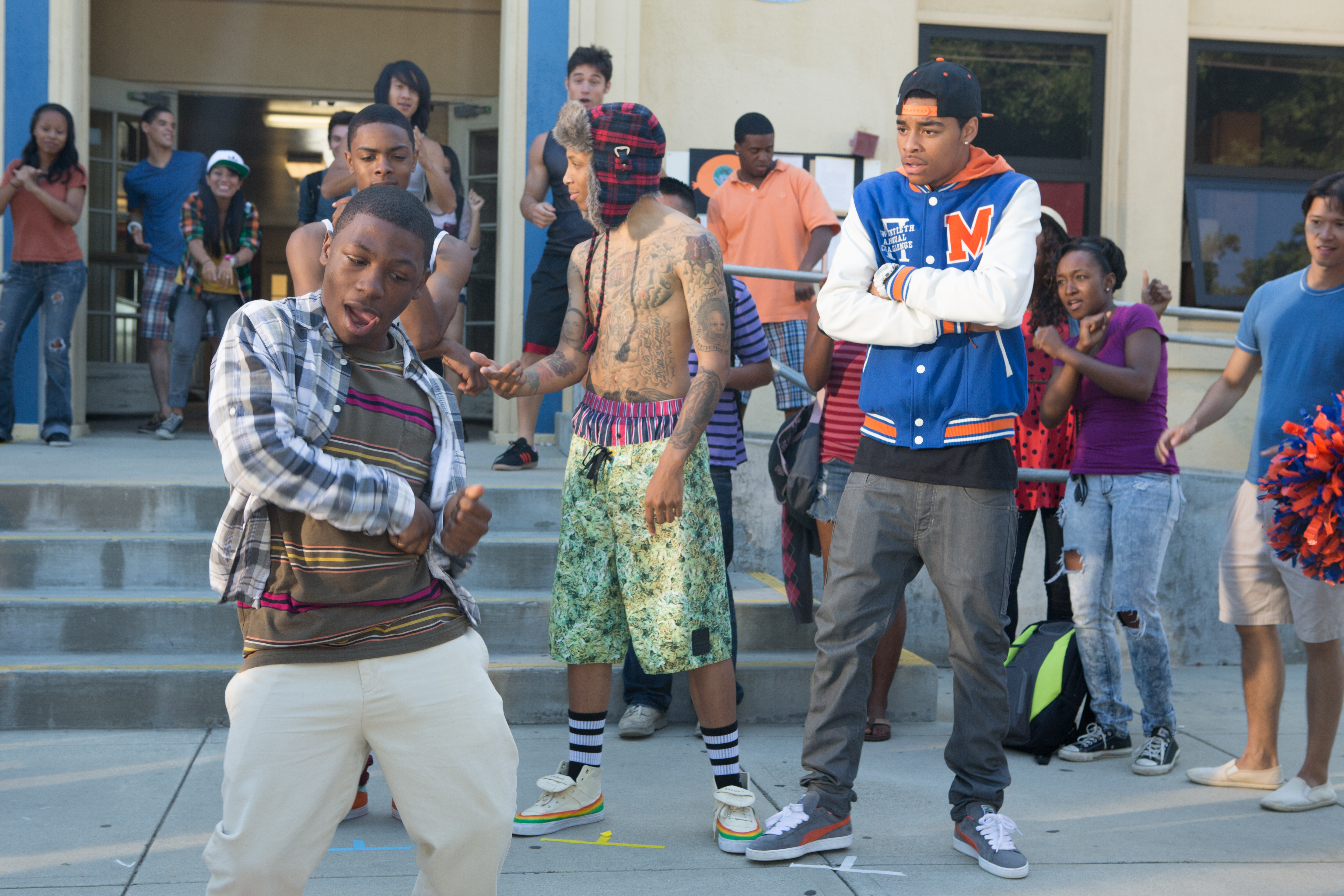 Still of Bobb'e J. Thompson, Langston Higgins, Julian Goins and Dashawn Blanks in School Dance (2014)