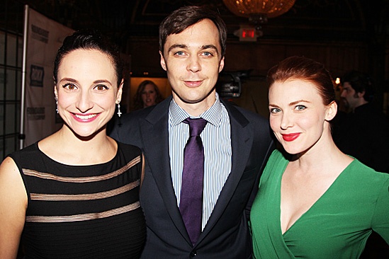 Tracee Chimo, Jim Parsons, and Holley Fain - June 14, 2012
