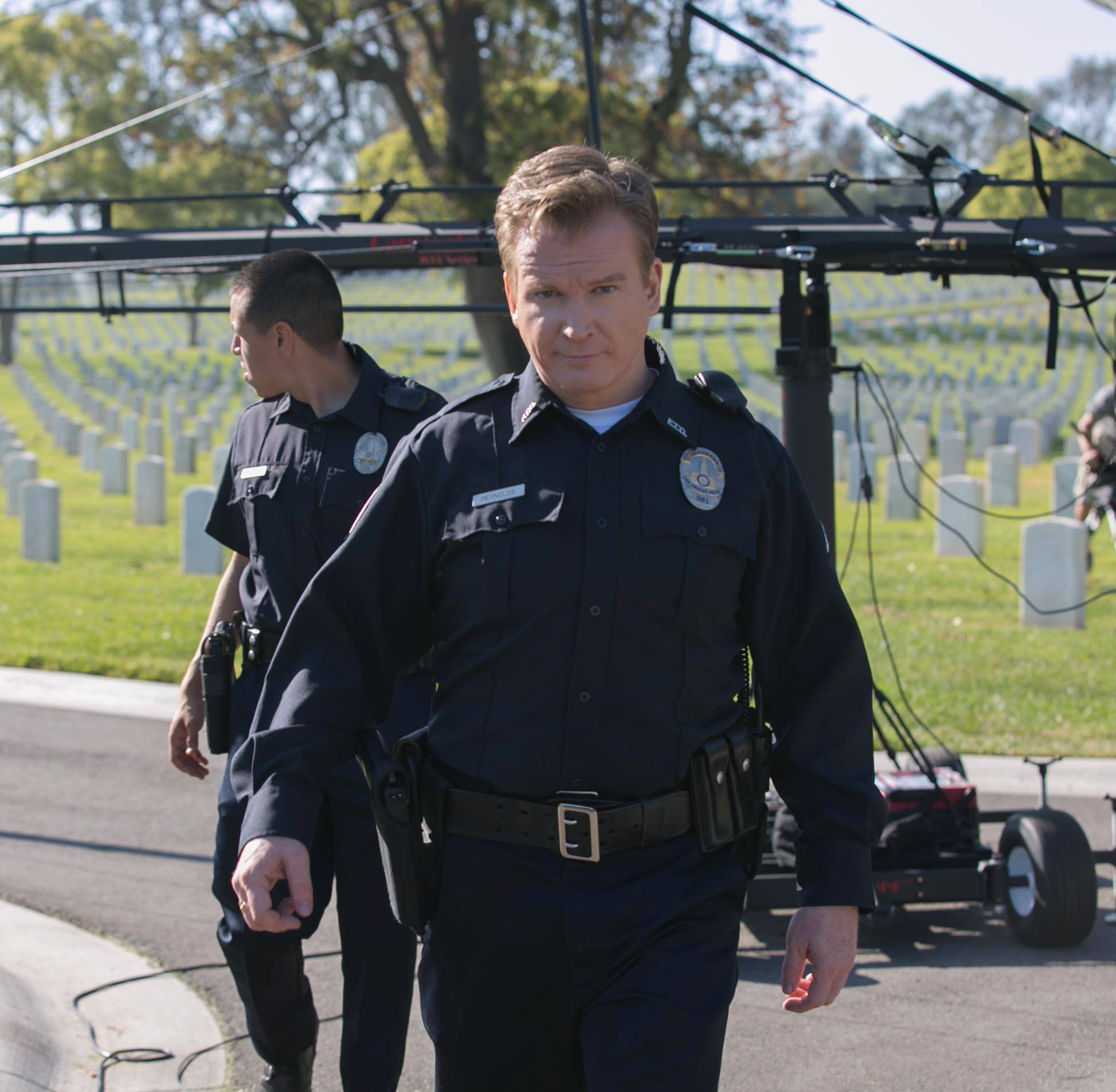 BTS: Sargent Reynolds in BOOT.