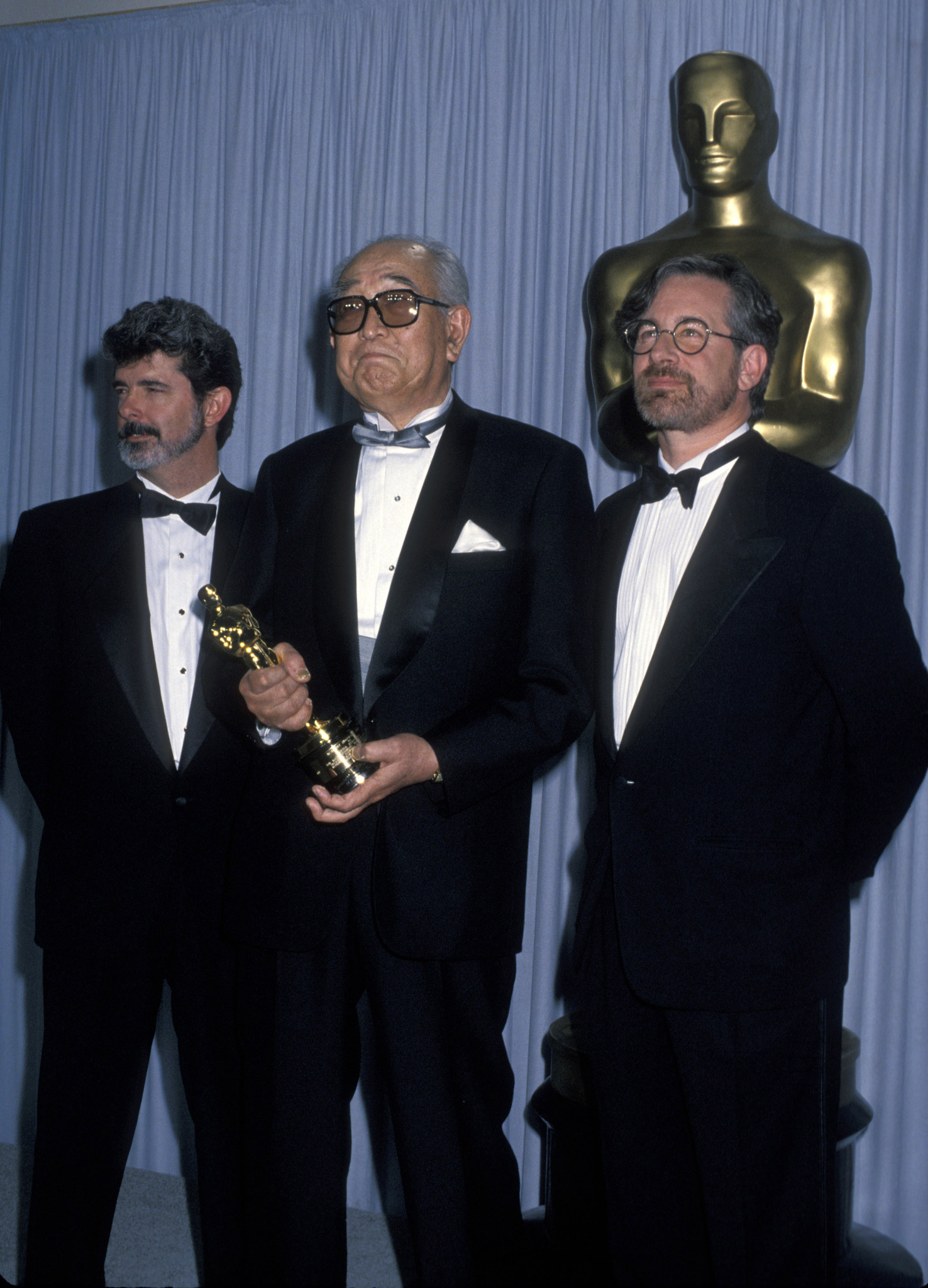 Akira Kurosawa, George Lucas and Steven Spielberg