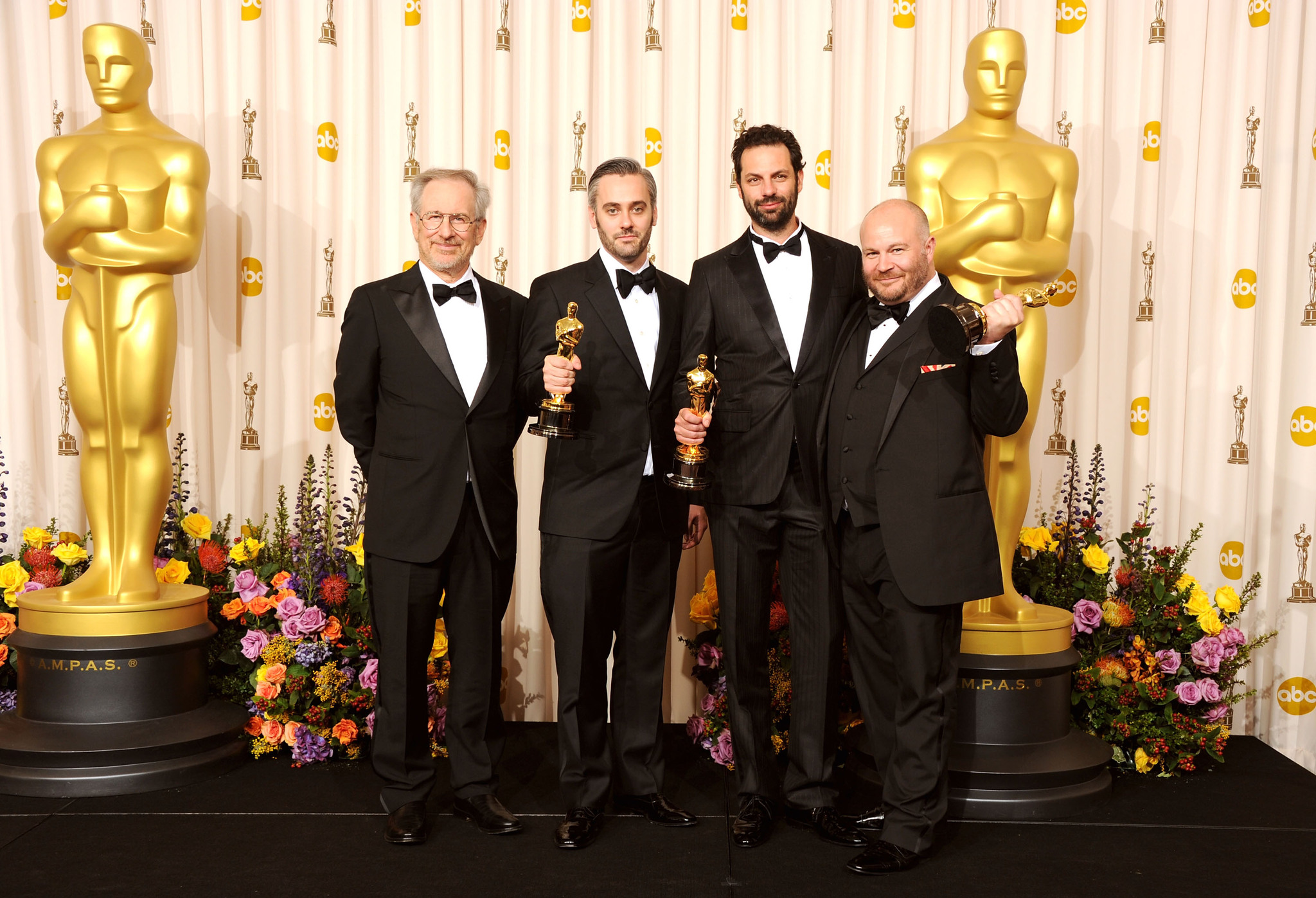 Steven Spielberg, Emile Sherman, Gareth Unwin and Iain Canning