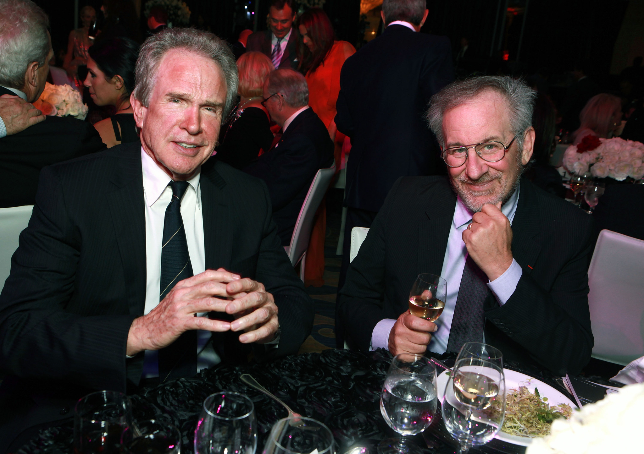 Steven Spielberg and Warren Beatty