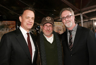 Tom Hanks, Steven Spielberg and Gary Goetzman at event of The Pacific (2010)