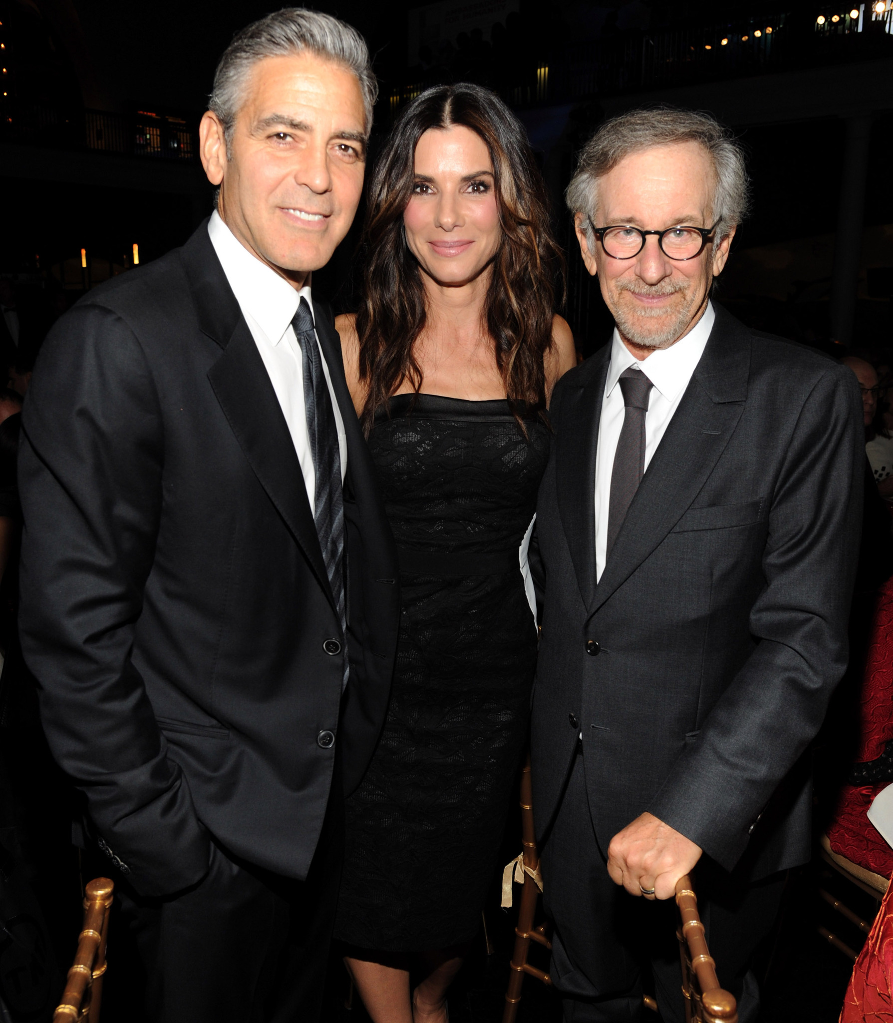 Sandra Bullock, George Clooney and Steven Spielberg