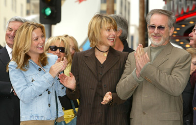 Steven Spielberg, Kate Capshaw and Jessica Capshaw