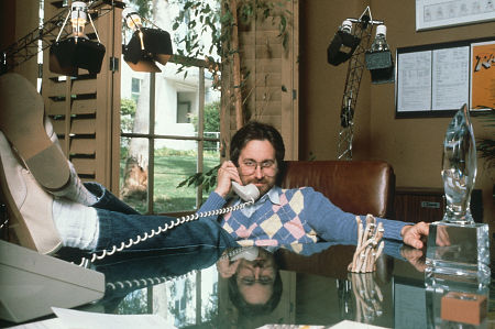 Steven Spielberg in his office on the MGM lot.
