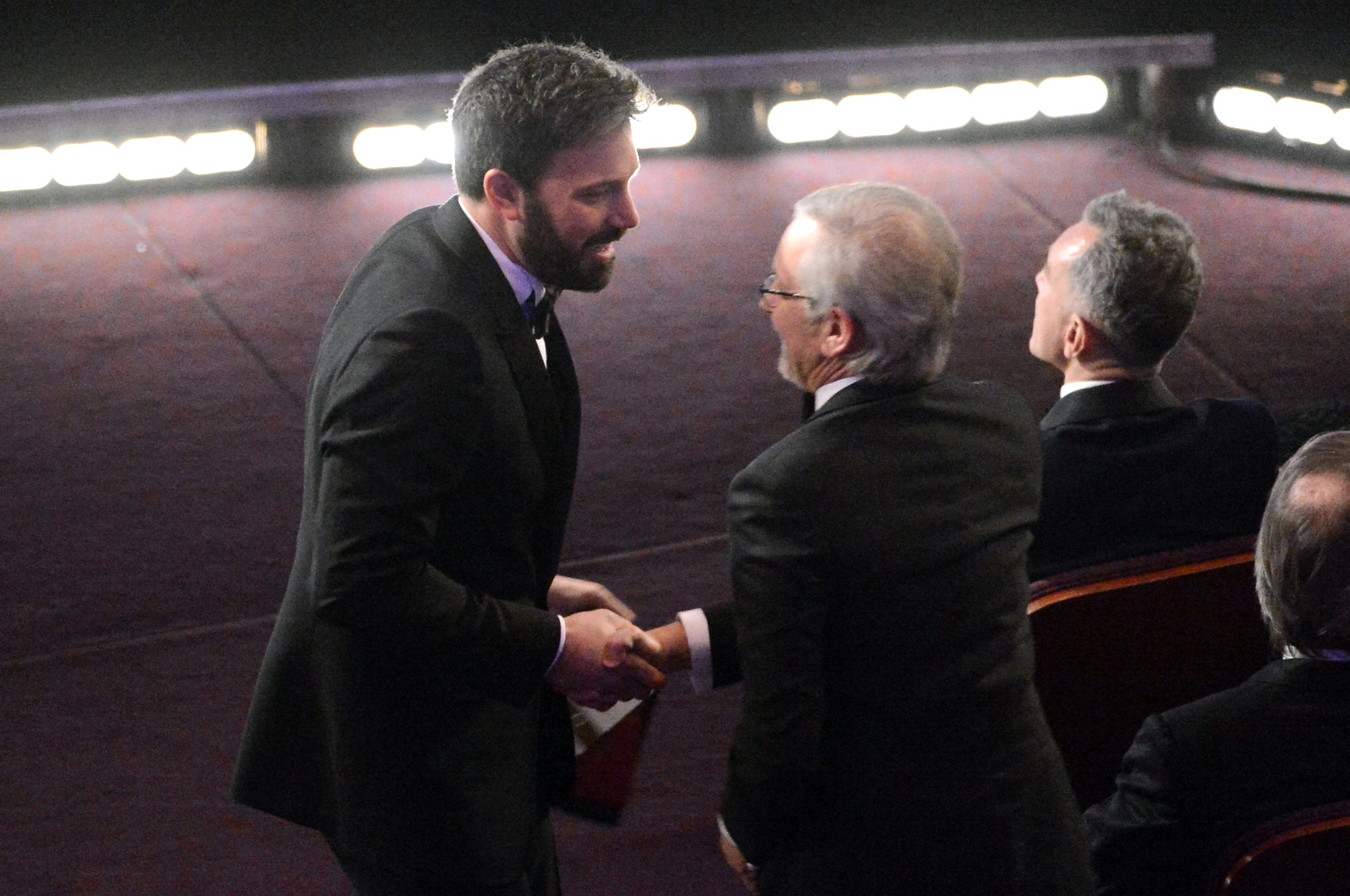 Steven Spielberg and Ben Affleck at event of The Oscars (2013)