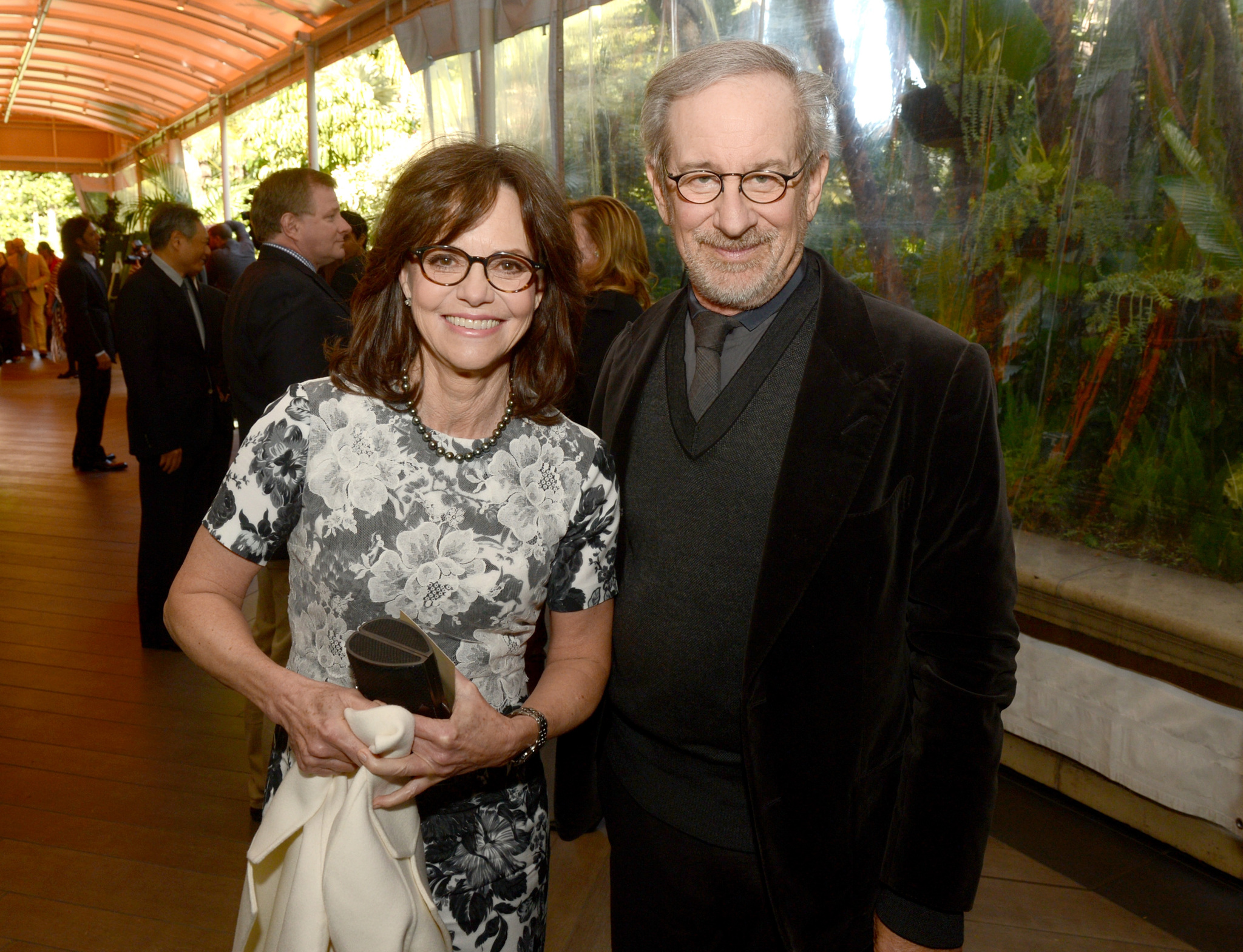 Steven Spielberg and Sally Field