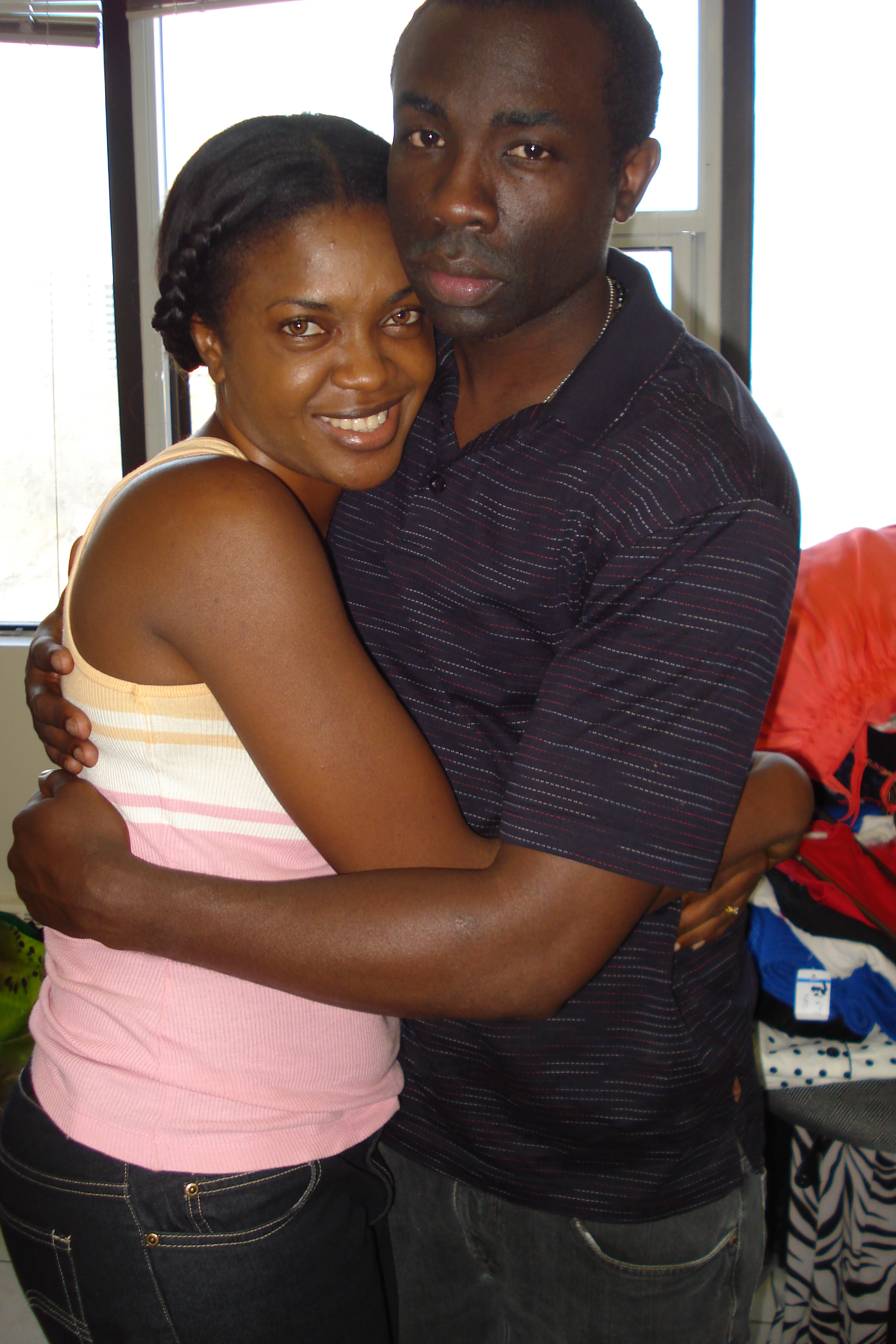 on set of 'Anchor baby' with Sam Sarpong