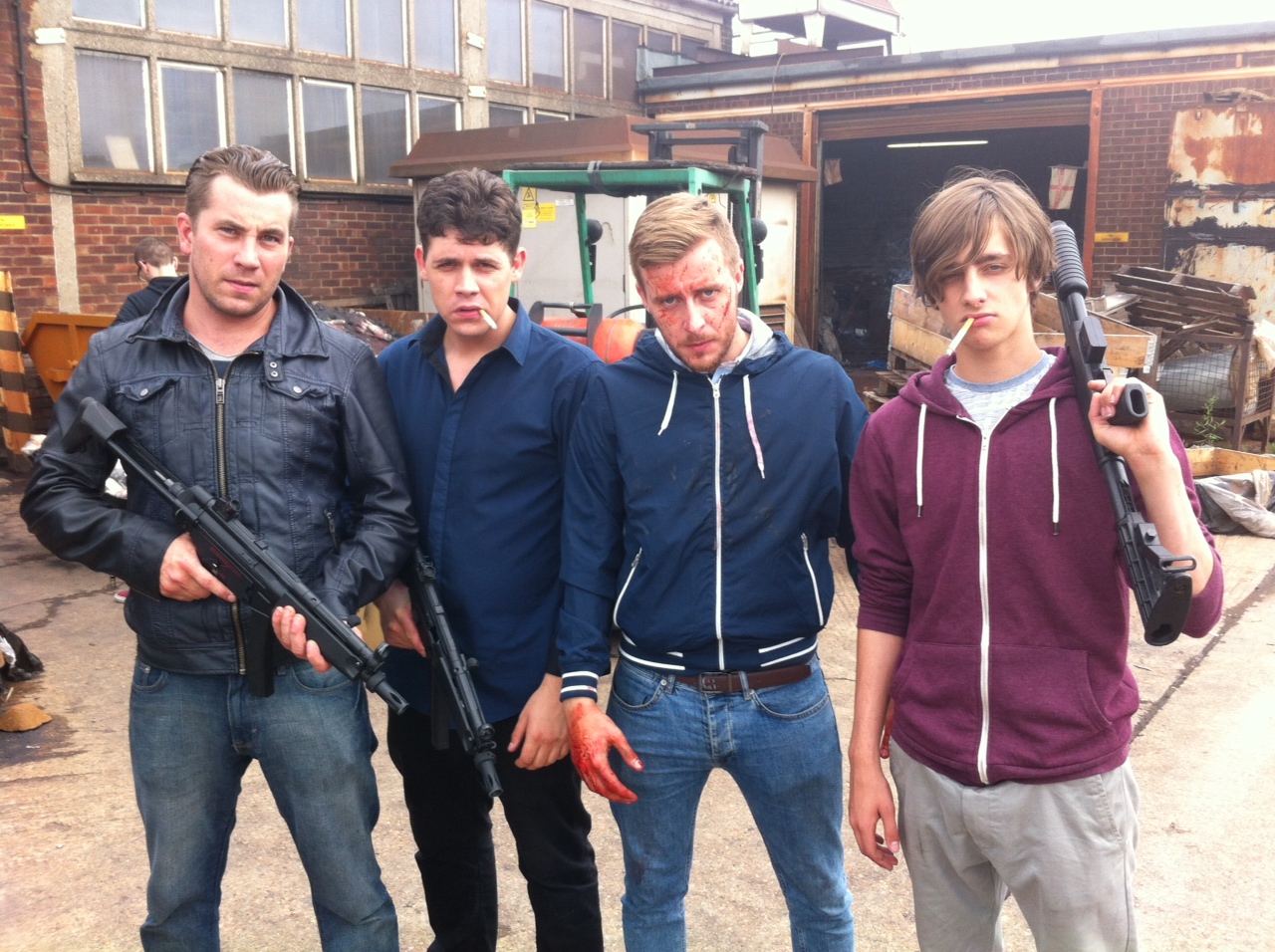 Still of Ian Virgo, Ryan Winsley, Kyle Summercorn and Alex Esmail in Essex Boys Retribution (2013)