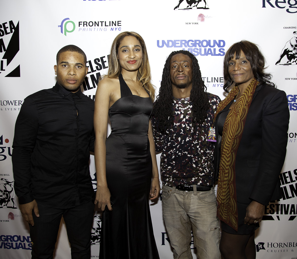 Red Carpet at the Chelsea Film Festival 2013 with Founders Ingrid Jean-Baptise & Sonia Jean-Baptise and Costar Koran Streets