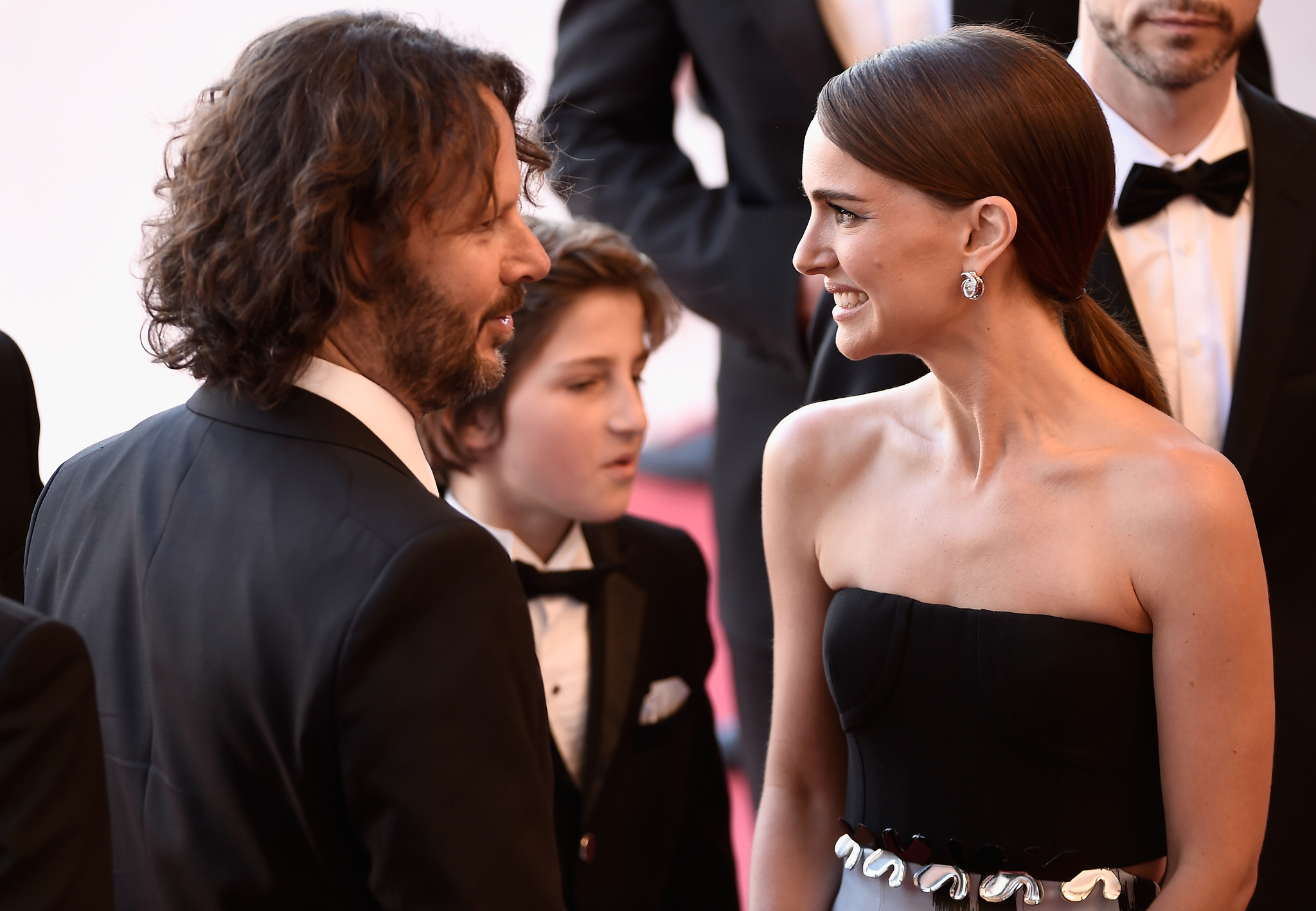 Natalie Portman, Ram Bergman and Ian Gavan at event of A Tale of Love and Darkness (2015)