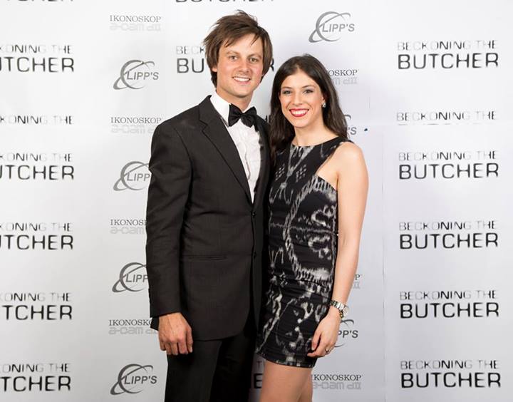 Stephanie Mauro & Damien Lipp at Beckoning the Butcher premiere