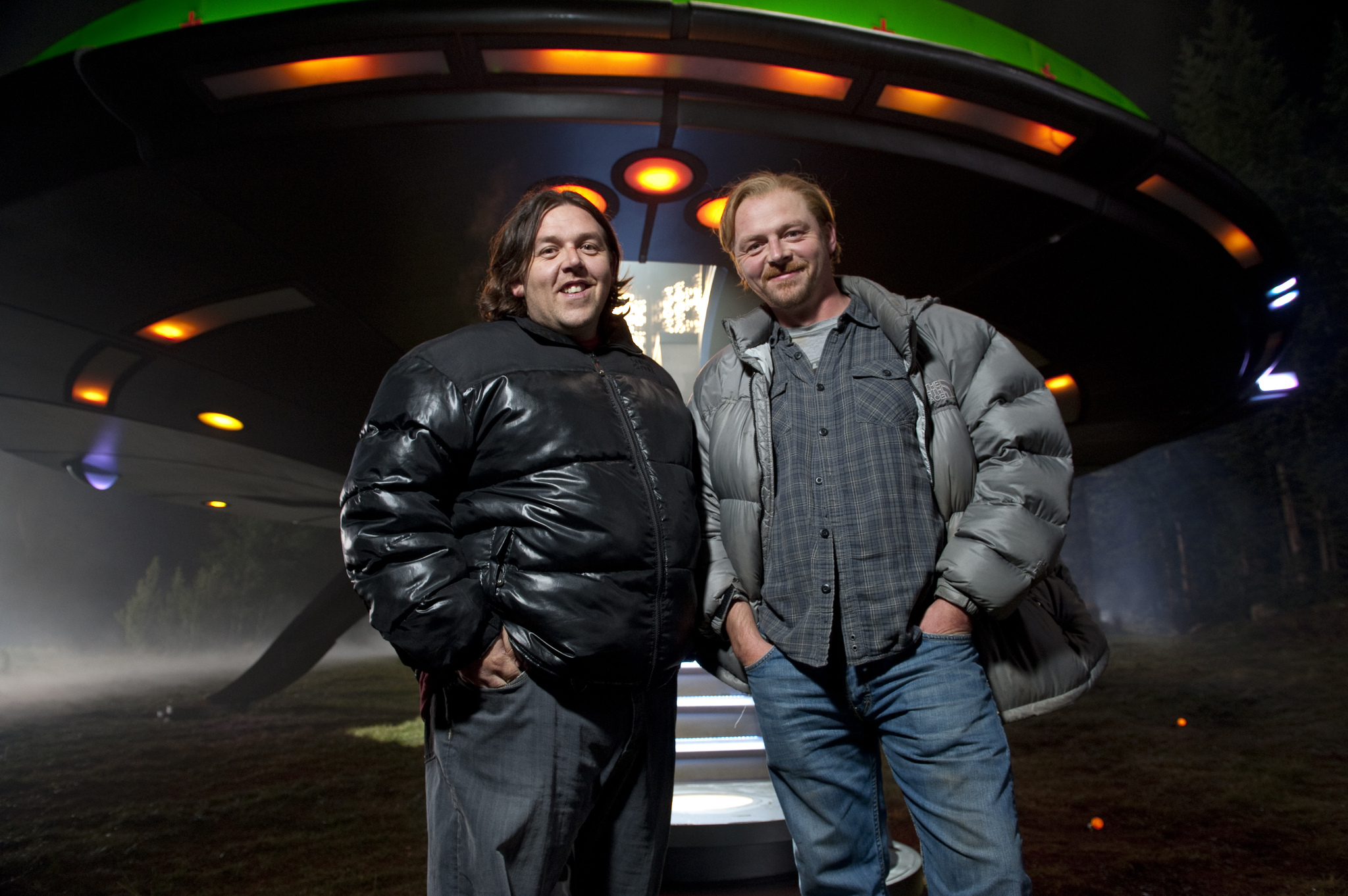 Still of Nick Frost and Simon Pegg in Polas (2011)