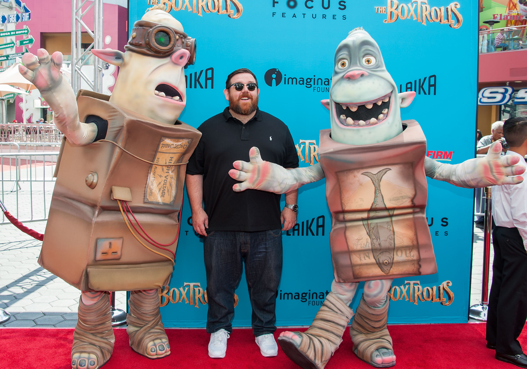 Nick Frost at event of Dezinukai (2014)
