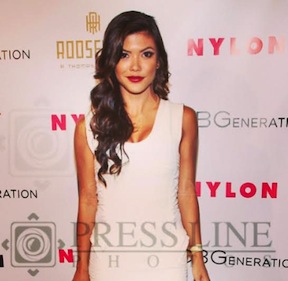 Tiffany Panhilason attends the Nylon + BCBGeneration May Young Hollywood Party at Hollywood Roosevelt Hotel on May 8, 2014 in Hollywood, California.