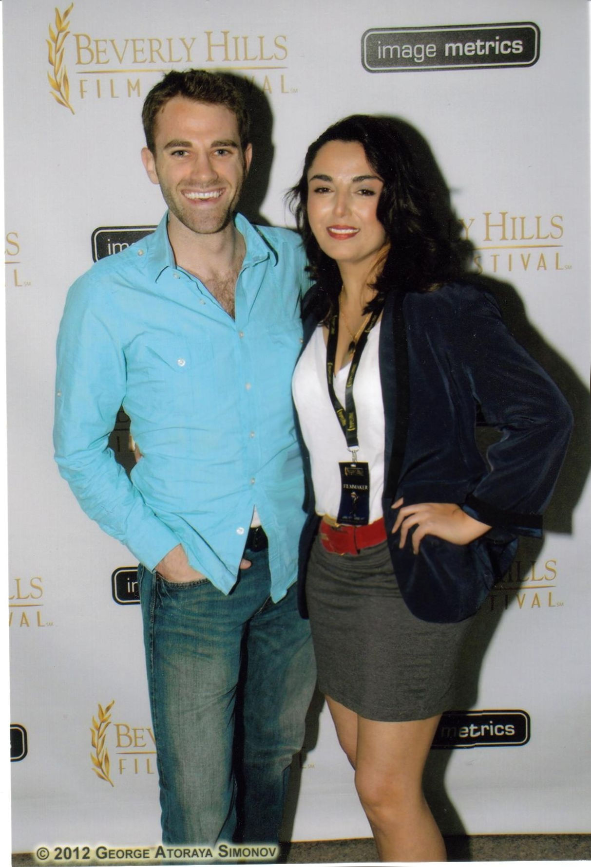 Ben Whitehair and Nicole Kian Sadighi - 'I AM NEDA' Beverly Hills Film Festival