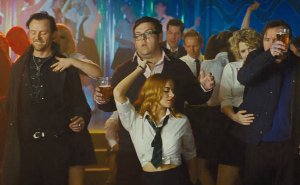 THe Worlds End with Nick Frost, Simon Pegg, Eddie Marsan and Samantha White.