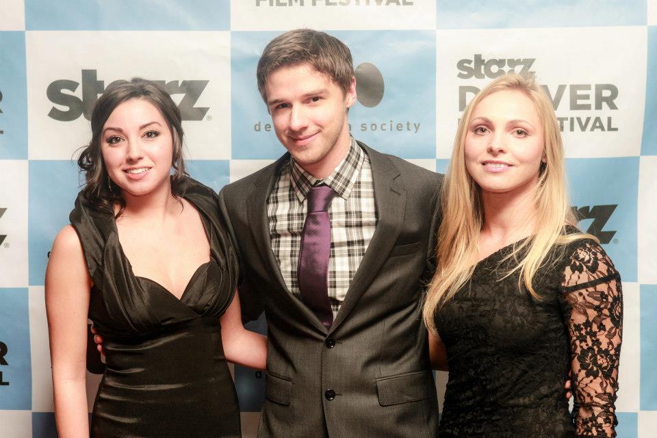 Brittany Horn, Joshua McQuilkin, and Luba Bocian at the premier of 