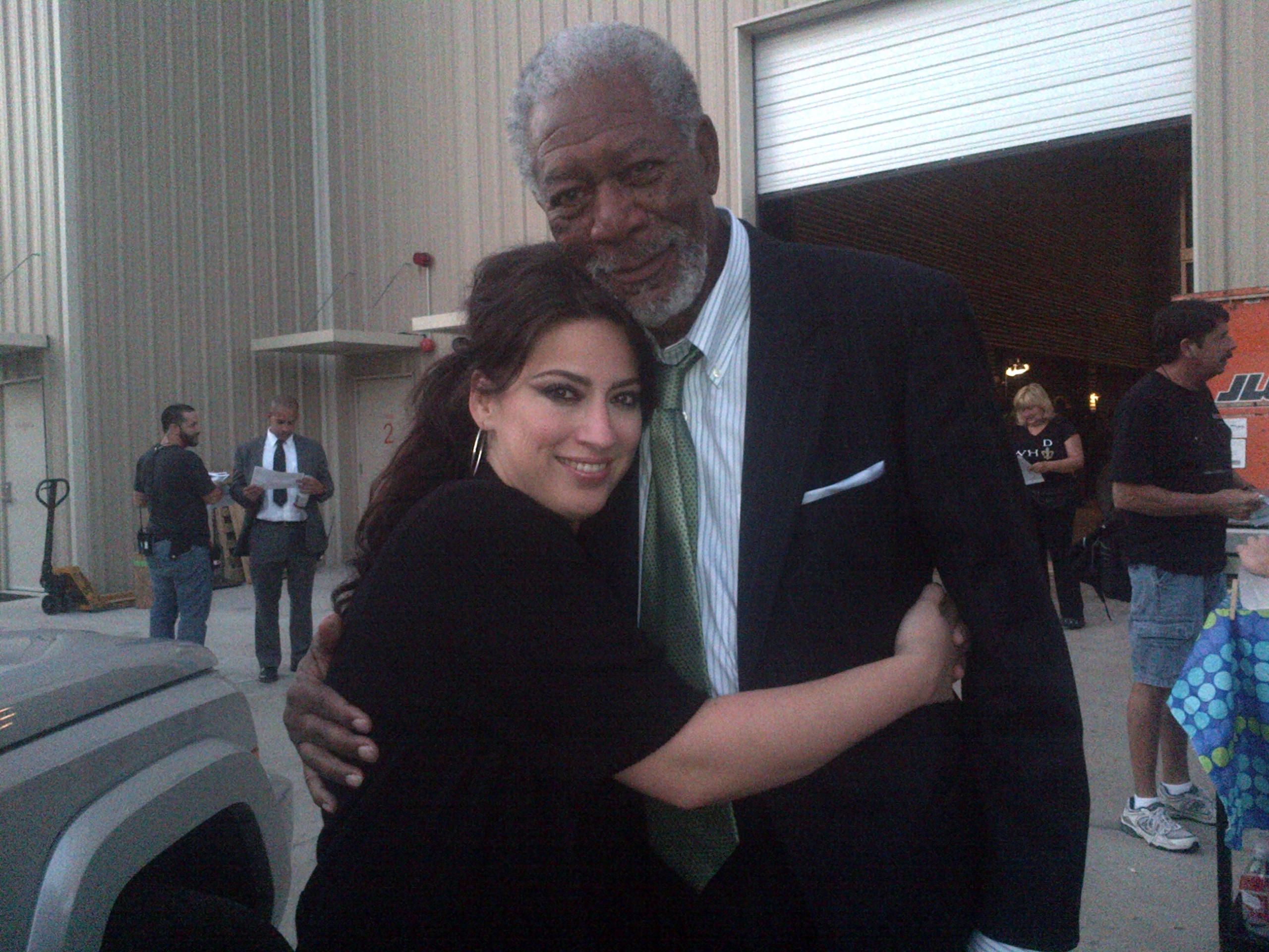 with Morgan Freeman