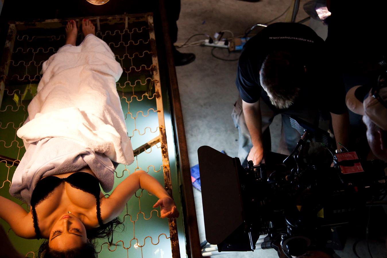 Production Still of Thriller Feature Film 