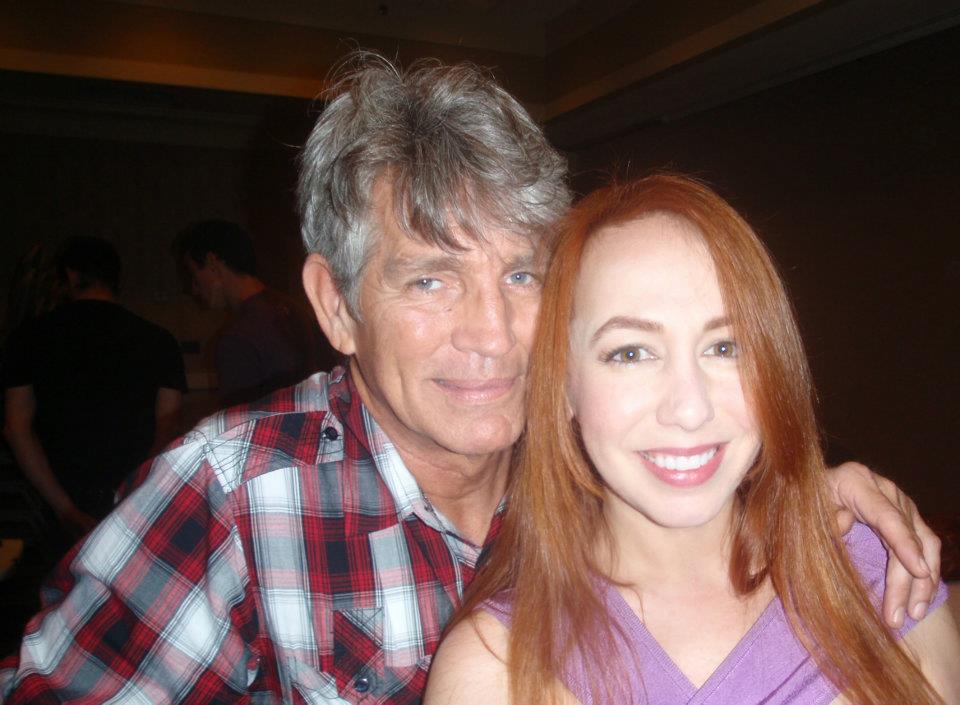 Eric Roberts and Gisselle Legere on the set of Assumed Memories