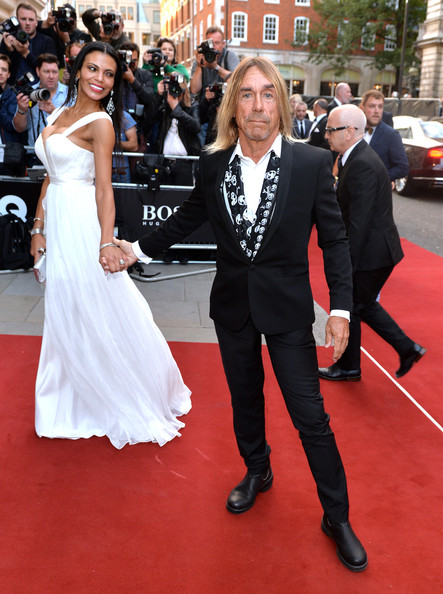 Nina Alu with Iggy at The GQ Awards UK, Red Carpet