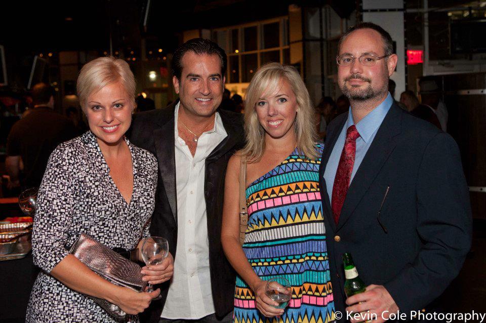 w/ Kevin O'Connor, Giovanna Draughon Braund, and Kelly McDonald Bisner at Charlotte Film Community Awards Event 2012