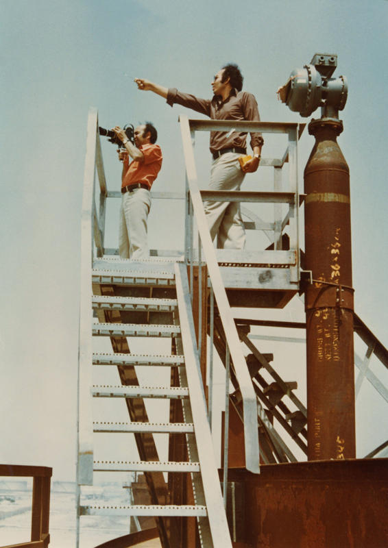 Shooting the first documentary for the Kuwait Oil Company in 1976