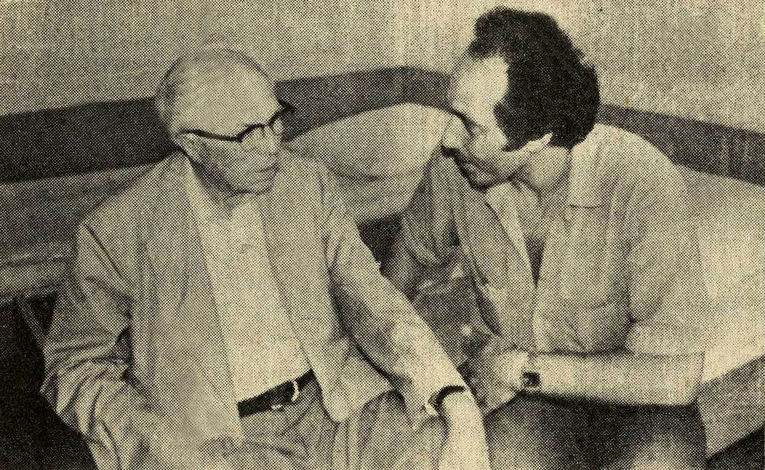 Interviewing US Classic filmmaker King Vidor in Moscow 1979