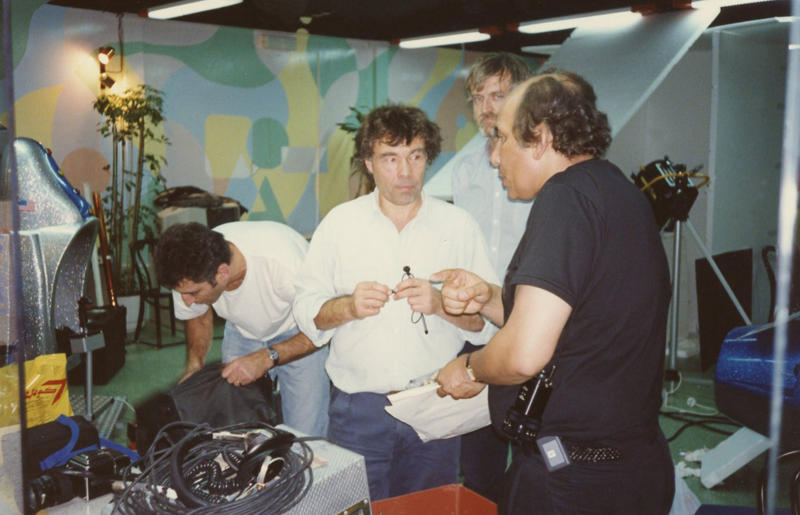 On location for a 3rd Hardee's commercial in 1993