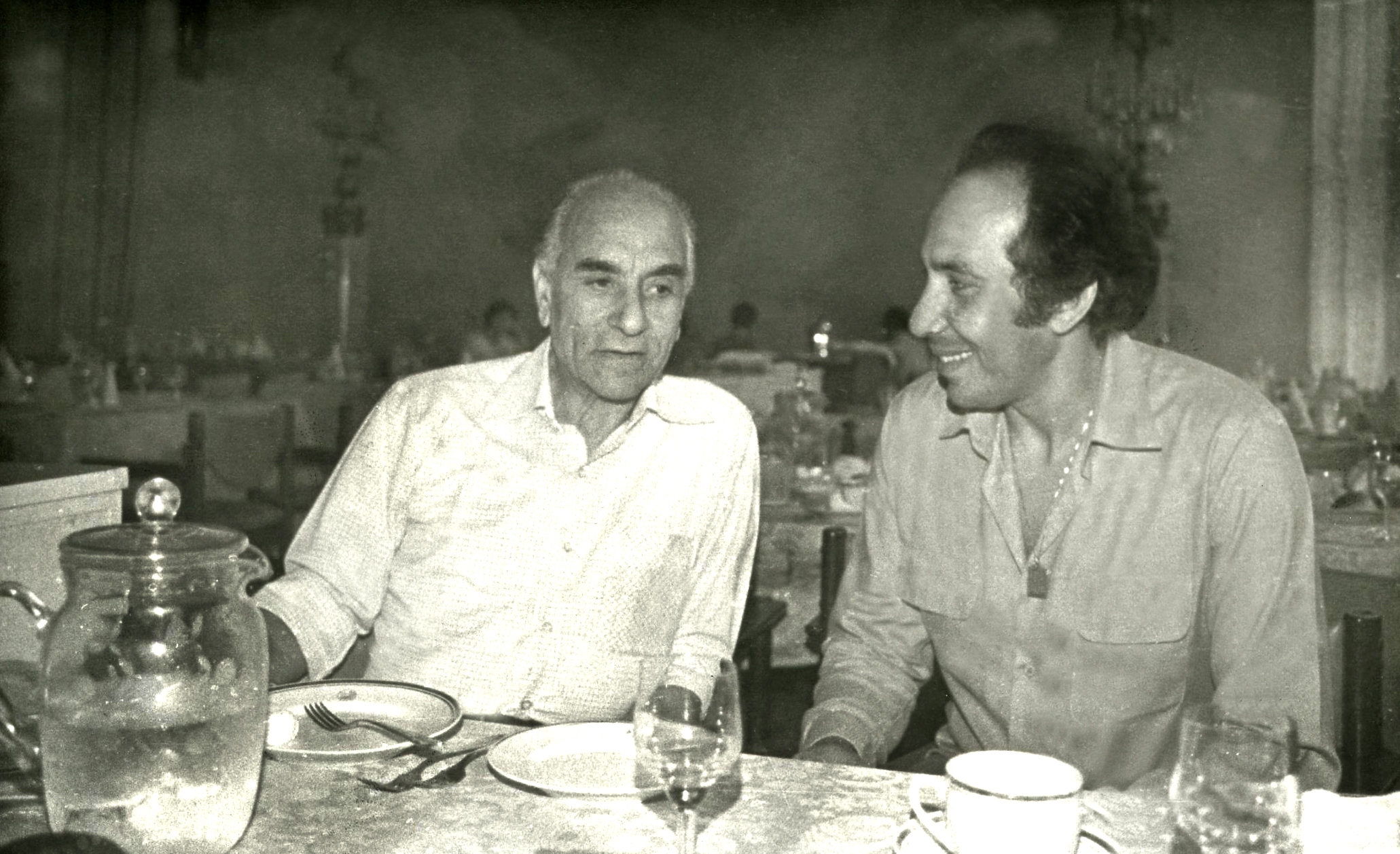 With calssic Egyptian filmmaker Kamal Al Sheikh in 1983