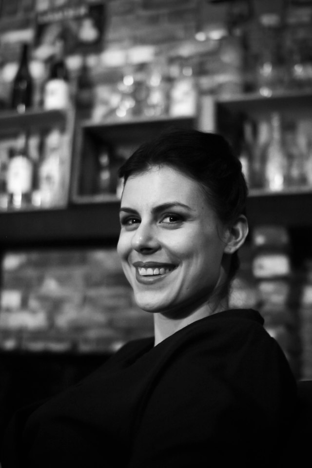 Nikki Bohm as The Snitch on set of a Short Film Noir directed by Natalie Gates