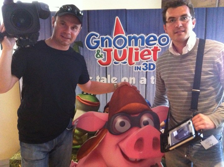 Luke Bradford behind the scenes for Gnomeo & Juliet