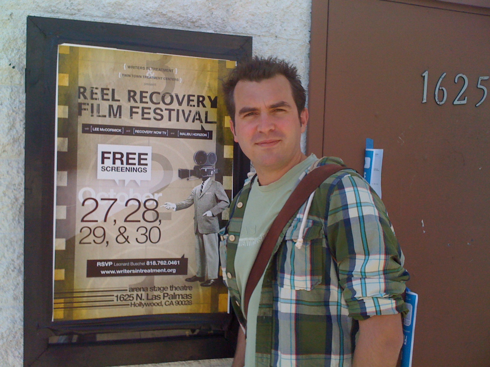 Luke Bradford at the screening of short film 'TOMORROW', The Reel Recovery Film Festival, Hollywood 2010