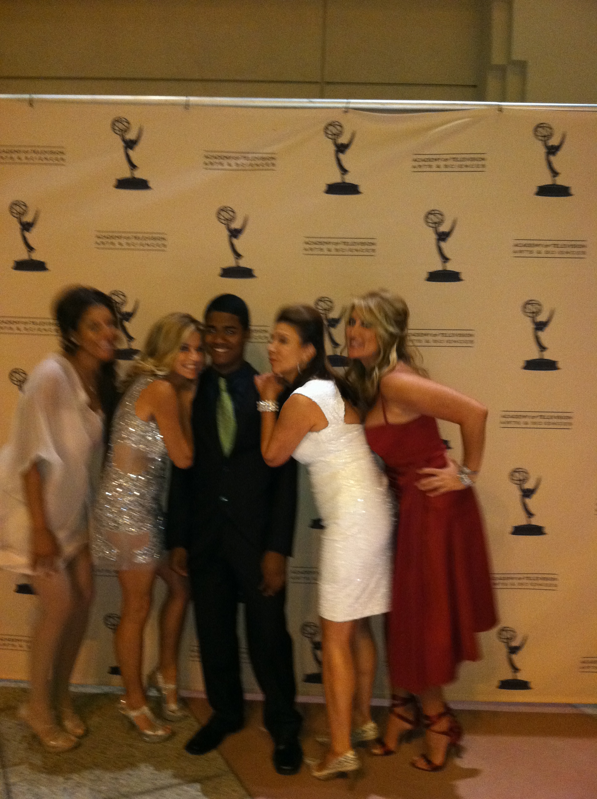 Darnell Cates and Network News Anchor Women at 2011 News Emmy's.