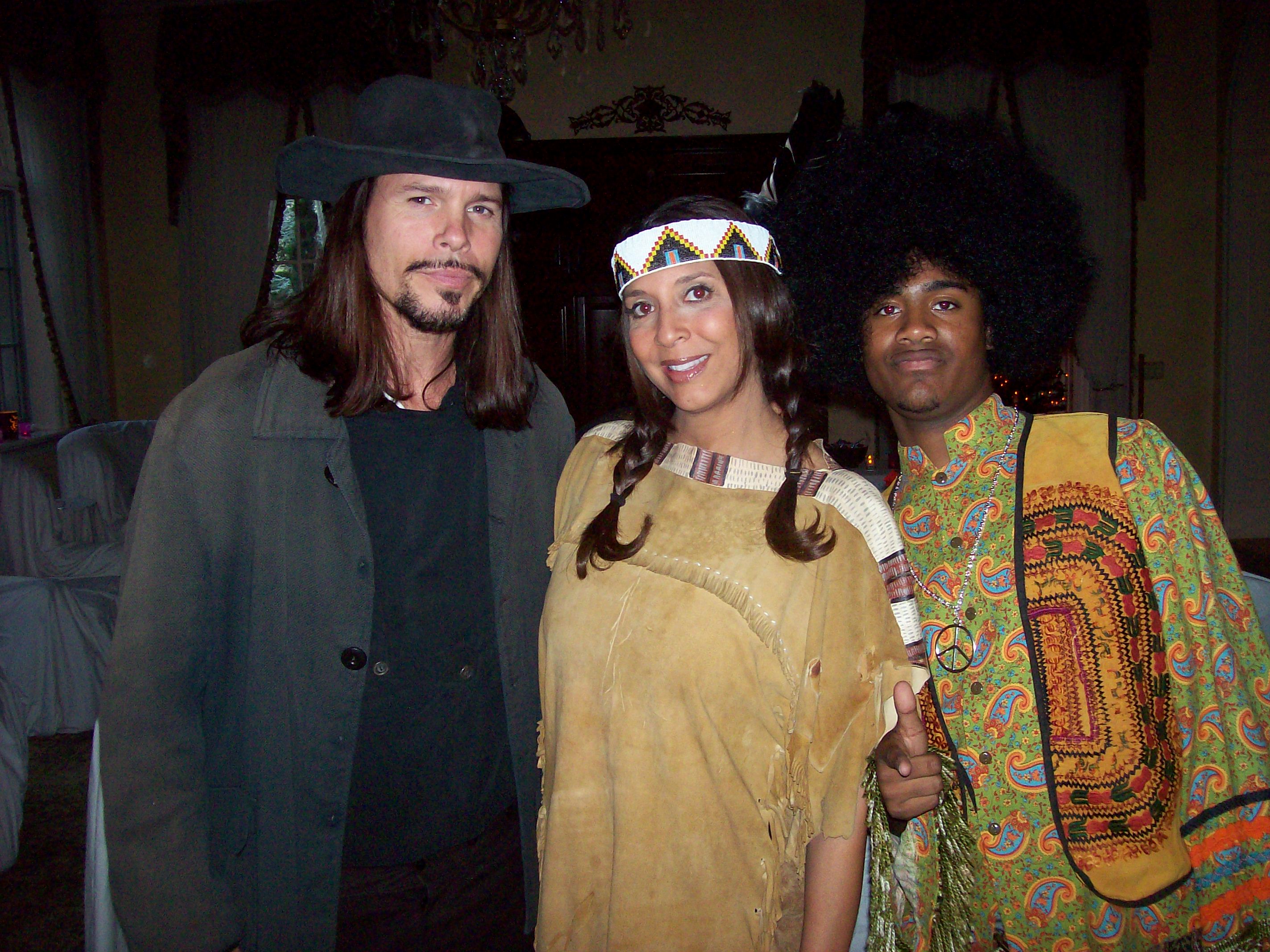Darnell J. Cates, Christine Devine & Sean McNabb at Celebrity Holloween Party (2011)